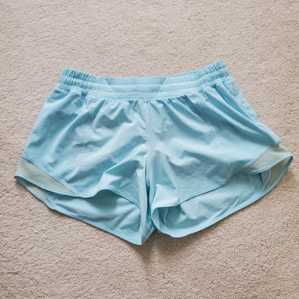 Lululemon Athletica Blue Athletic Shorts Lightweight Moisture-Wicking